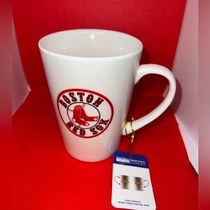 MLB Boston Red Sox Coffee/Beer Mug Duck House 5” Inch Bone China Brand New